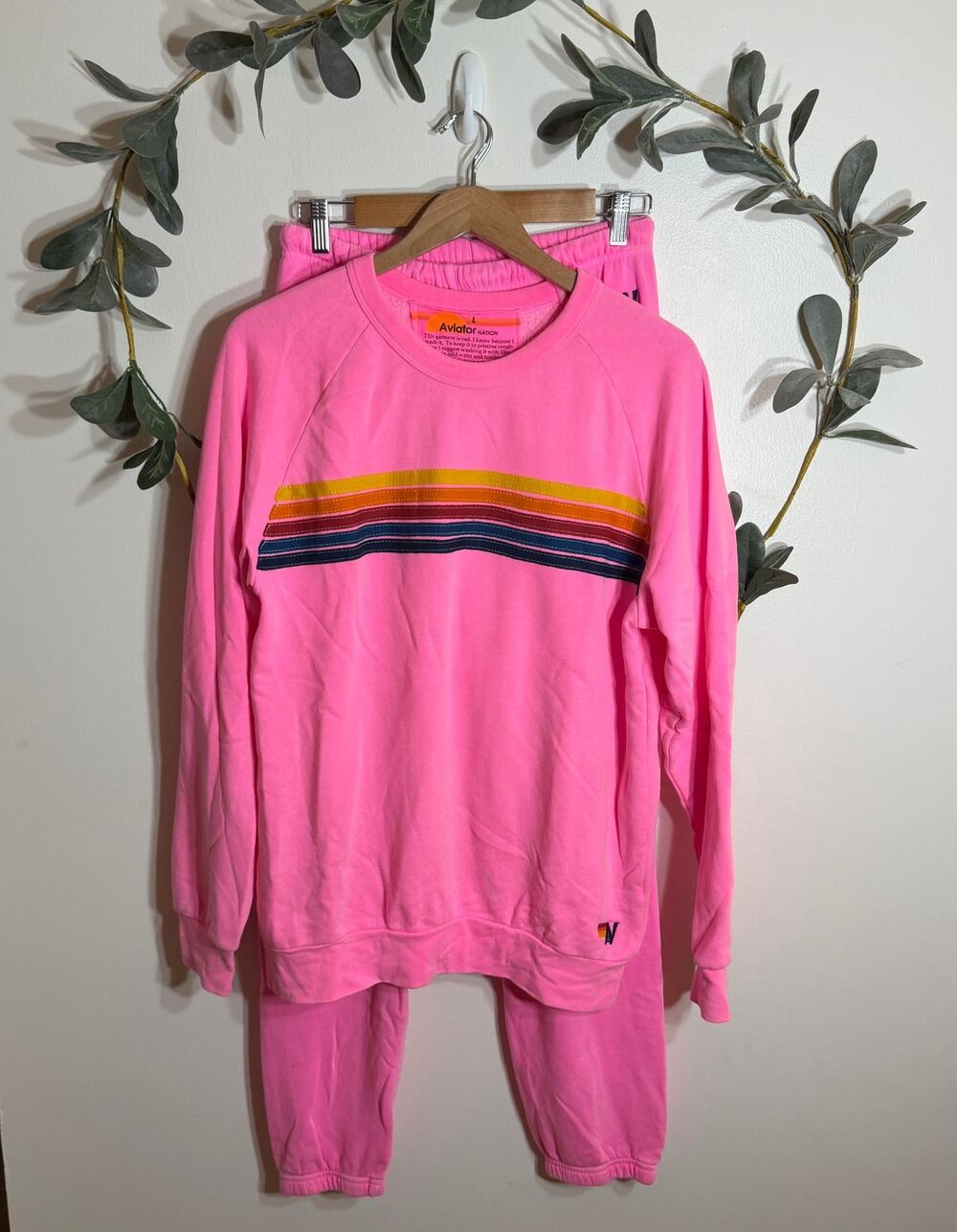 Aviator Nation Neon Pink Set